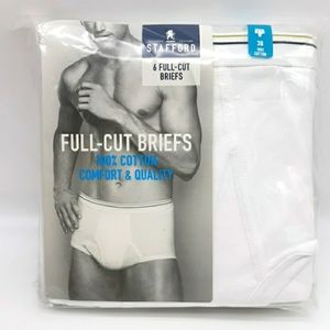 Stafford 6 full cut briefs sz 38